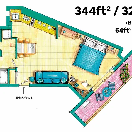 Grand Centre شقة *